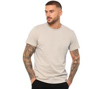 Enzo T-Shirts Homme Manches Courtes Col Rond Coton Uni Coupe Régulière