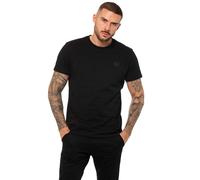 Enzo T-Shirt Homme Regular À Manches Courtes Uni Col Rond En Coton Décontracté