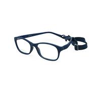 EnzoDate les enfants des verres optiques frame avec sangle taille 48, un morceau d'enfants des lunettes avec cordon souple, non - filles garçons lunettes (marine) pour 5-7 ans