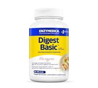 Enzymedica, Digest Basic + Live Bacteria, Formule Enzymatique, Réduit Les Gaz Et Les Ballonnements, Améliore L'Absorption Des Nutriments Et L'Énergie, Sans Gluten, Sans Produits Laitiers, 90 Capsules