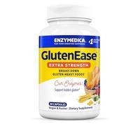 Enzymedica, GlutenEase Extra Strength, Enzymes Digestives, 30 Capsules végétaliennes, Hautement Dosé, Testé en Laboratoire, Végétarien, Sans Soja, Sans Gluten, Sans OGM