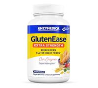 Enzymedica, GlutenEase Extra Strength, Enzymes Digestives, 60 Capsules végétaliennes, Haute Dosé, Testé en Laboratoire, Végétarien, Sans Soja, Sans Gluten, Sans OGM