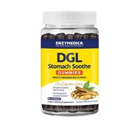 Enzymedica - Gommes Apaisantes pour lEstomac DGL, Chocolat Allemand - 74 gommes