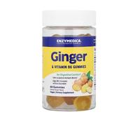 Enzymedica - Gommes au Gingembre et Vitamine B6, Citron Gingembre - 60 gommes
