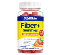 Enzymedica - Gommes Fibre+ à lOrange Sanguine - 90 gommes