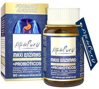 Enzymes digestives à l'état pur | 18 enzymes digestives avec probiotiques + prébiotiques | Améliore la digestion et l'absorption des nutriments | Sans gluten | 80 capsules végétales TONGIL
