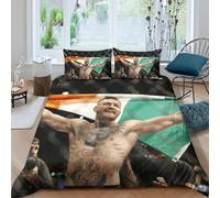EOASNRTCB Housse De Couette De Conor McGregor,Parure De Lit McGregor,Impression 3D Microfibre Ensemble De Cadeaux,pour Les Garçons Et Les Filles King（220x240cm）