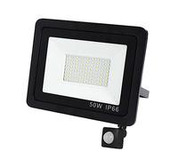 EOCOYAR Led Projecteur Extérieur avec Détecteur de Mouvement, 12 LED Super Lumineux et Économe en Énergie, Étanche IP66,Garage, Terrain de Sport, Jardin et Parking, Blanc Froid 6500K