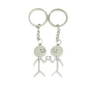 EODKSE 2 Porte-clés Doodle personnalisés avec Smiley Face Cool, Création Unique Faite à la Main pour ado Fille et garçon, comme Cadeau créatif et Original pour la Saint-Valentin, Hommes et Femmes