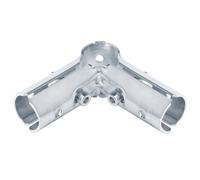 eoere Lot de 8 connecteurs de tuyau structurels à 90 degrés, joint en métal, pour tube rond de 3,2 cm