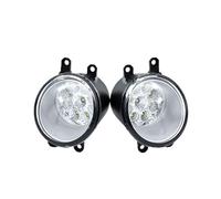 Eofooq Feu Avant Antibrouillard 1 Paire De Feux Antibrouillard LED Angel Eye DRL Pour Lexus GS350 GS450h HS250h IS-F LX570 RX450h RX350 2008-2013 Phare automobile(LED White Light)