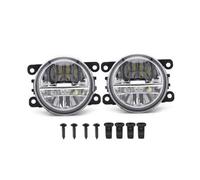 Eofooq Feu Avant Antibrouillard 57731FL082 Cache Feu Antibrouillard Pour Subaru XV Pour Crosstrek 18-20 Garniture Pare-chocs Avant Enjoliveur Cadre Trou Phares Phare automobile(2 led fog)