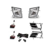 Eofooq Feu Avant Antibrouillard GS3L51690 GS3L51680 Pour Mazda 6 Atenza 2008-2012 Cache De Phare Antibrouillard LED Halogène Cadre Phare automobile(1 set halogen,Left and right)
