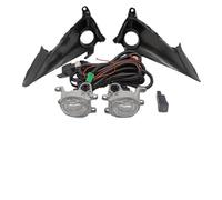 Eofooq Feu Avant Antibrouillard Phare Antibrouillard Avant À LED Pour Toyota Pour Corolla Hatchback 2019-2022 Avec Faisceau Câbles Interrupteur Et Cache Phare automobile(White fog set)