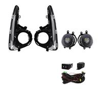 Eofooq Feu Avant Antibrouillard Phares Antibrouillard À LED Avec Feux De Jour Et Interrupteurs Intégrés Pour Toyota Vitz Et Pour Yaris 2018 (12 V) Phare automobile(LED Head Lamp)