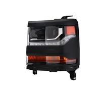 Eofooq Jeu de phares Pour Chevrolet Pour Silverado 2016 2017 2018 HID Xénon Phare LED DRL Feu Brouillard Avant Clignotant principal(Only left black)