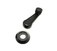 Eofooq Kit Lève-vitre Manivelle de fenêtre de voiture universelle, remplace par un joint, poignées de lève-vitre, poignée de levier de porte Régulateur Vitre(Black)