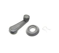 Eofooq Kit Lève-vitre Manivelle de lève-vitre de voiture, levier universel, couleur, 2 accessoires Régulateur Vitre(Gray)