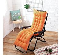 Eogrokerr Coussin de chaise longue classique pour jardin, terrasse, chaise longue, coussin épais pour voyage, vacances, jardin, intérieur ou extérieur (10,48 x 155 cm)