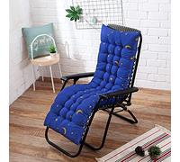 Eogrokerr Coussin de chaise longue classique pour jardin, terrasse, chaise longue, coussin épais, pour voyage, vacances, jardin, intérieur ou extérieur (4,40 x 110 cm)
