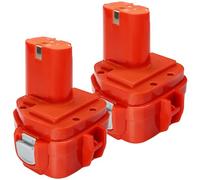 EOHJAR 2 pièces pour Makita 12V 3.6Ah NI-MH Batterie de Rechange pour Makita 12V PA12 1220 1222 1233 1234 1235 1235F Batterie d'outils