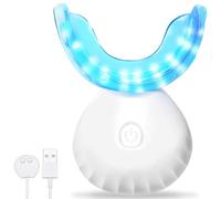 EOICCEOH Lumière de blanchiment des dents, 10 fois plus puissante lumière LED bleue connectée par USB, lumière LED sans batterie pour blanchiment des dents pour un usage domestique