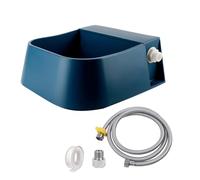 Eoixuqba 1 gamelle d'eau automatique pour chien - 19,8 x 16,5 x 7,8 cm - Bol d'eau rechargeable pour chien avec tuyau d'eau de 1,5 m, distributeur d'eau automatique en ABS avec valve flottante, pour
