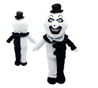 Eoixuqba 18 X 25 Cm Coussin Art The Clown Terrifier Anime Figurine De Film d'horreur en Peluche pour Fans, Figurine D'anime Sanglante Douce, Jouet en Peluche De Figurines d'horreur