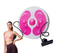 Eoixuqba 27.5x3.5cm Twist Disque De Taille, Twist Disque De Taille Avec Corde De Traction, Disque De Torsion D'Aérobic Fitness, Taille Torsadée Planche Planches D'Équilibre, Pour Fitness