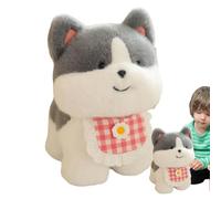 Eoixuqba Chien En Peluche Doux,Doux Câlin Apaisant Pour Le Coucher | Figurine De Chiot En Peluche | Pour Sœurs Amis Amoureux Des Animaux Adolescents Sur Canapé Lit Divan Bureau Siège De Voiture Maison