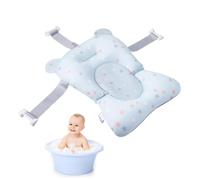 Eoixuqba Coussin Baignoire Bebe Coussin De Bain Nouveau-né Hamac De Bain Pour Bébé Oreiller De Tapis De Bains Rembourré Anti-dérapant 3 Ceintures De Sécurité, Pour Les Voyages À Domicile