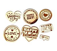 Eoixuqba Décoration Pour Cupcakes De La Saint-Valentin,Décorative De Fête En Acrylique | Décorations Joyeuses De La Saint-Valentin - Idéaux pour Gâteaux Biscuits Mariage Cadeaux Gourmands