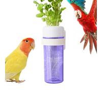 Eoixuqba Distributeur De Légumes pour Cage De Perroquet,Support Alimentaire À Réservoir d'eau pour Oiseaux | Maintient La Fraîcheur des Verdure, Récipient Alimentaire pour Perruches Inséparables