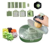 Eoixuqba Hachoir à légumes | Hachoir à pommes de terre, légumes, ustensile de cuisine, râpe à fromage avec bac de récupération pour carotte, oignon, tomate, , ustensile de cuisine pour