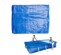 Eoixuqba Housse de Piscine Rectangulaire,Protection Anti-Feuilles et Poussière pour Piscine | Housse Étanche pour Spa Contre Feuilles et Saletés à