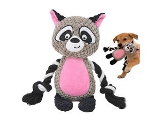 Eoixuqba Jouet Chien Vache - Coucou en Peluche Jeu Vache Interactif à Mâcher | Jouets Chien en Peluche | Idéal pour Réduire L'Ennui À L'Intérieur Et À L'Extérieur en