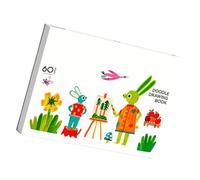 Eoixuqba Livre de dessin pour, 60 feuilles double face outil graffiti, livre pour gribouillis et dessins, pour, étudiants, adultes, débutants, peintres, bébés