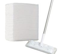 Eoixuqba Lot de 100 lingettes sèches 20 x 29 cm pour serpillères sèches, serpillères sèches, recharges de serpillère à sec, nettoyage du sol et outils de nettoyage