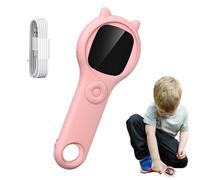 Eoixuqba Microscope pour enfants avec écran de 5,1 cm 500x | Microscope portable pour enfants, avec poignée ergonomique, loupe éducative pour expériences préscolaires, biologie, sciences en plein air