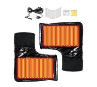 Eoixuqba Moufle De Poignée De Motocyclette | Gants de Chauffage 12V | Gants De Guidon Chauffants Et Imperméables pour Motoneige | pour Motocyclette Cyclisme Quad Vélo Ainsi Que Voiture Électrique en