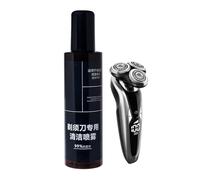 Eoixuqba Nettoyant Rasoir - Nettoyant Tondeuse Cheveux - Solution Liquide de Nettoyage 200ml pour Entretien Hygiène Homme à Domicile