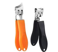 Eoixuqba Pince À Ongles À Mâchoires Larges | Paire De Coupe Ongles Anti Projections | Coupe-Ongles Portatif pour Pieds | Pour Seniors Et Adultes Soin Des Manucure Pedicure Maison Voyage Salon