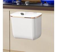 Eoixuqba Poubelle Montée Sur Mur | Petite Poubelle Pour Porte De Placard - Conteneur 70dL avec Sacs Composteur Compact Amovible,Accessoire Cuisine Pour Armoire Et Meuble