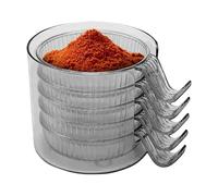 Eoixuqba Soucoupe à Sauce Soja,Petite Assiette à Trempette,Set de Bols à Condiments - Pour Condiment Barbecue Cuisine Salle À Manger Thé Apéritif