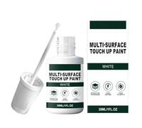 Eoixuqba Stylo à peinture blanche pour métal | 30 ml Réparation Rayures Imperméable | Réparation De Rayures Bois À Séchage Rapide | pour Émail Meuble Cuisine Meuble Métal Électroménager