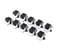 EOJDDPA 10pcs Murle Broom Handder Organisateur Organisateur de Cuisine Hangage de Rangement à Outils pour Les balais Phembels Umbrellas Blanc Blanc 5.7 x 4,1 x 4,3 cm