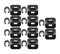 EOJDDPA 10Set Base de Guide de Câble de Vélo Ligne de Câble de Frein de Vélo Base Fixe avec Boucle à Clips en C Organisateur de Câble de Cadre en Alliage d'Aluminium pour Fourche de Cadre