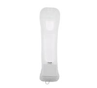 EOJDDPA Adaptateur de capteur MotionPlus Haute précision Couverture de Cas de Silicone pour Wii Remote Controller Contrôle de Jeu amélioré pour Les Jeux Wii Black Blanc (Blanc)