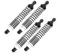 EOJDDPA Amortisseur de Choc en métal RC 1:10, Accessoires de Mise à Niveau en Alliage d'aluminium pour HSP Exceed RC Truck 94111 94110PRO 94108 94188 4 pièces (Argent)