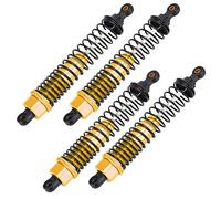 EOJDDPA Amortisseur de Choc en métal RC 1:10, Accessoires de Mise à Niveau en Alliage d'aluminium pour HSP Exceed RC Truck 94111 94110PRO 94108 94188 4 pièces (Or)